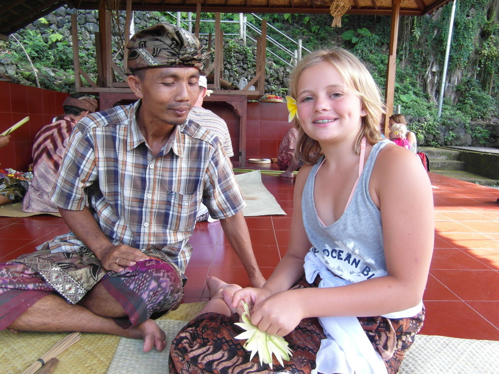 Met kinderen naar Bali