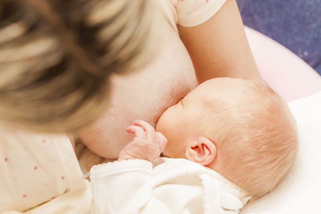 Borstvoeding door de ogen van een papa