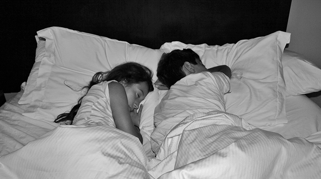 samen slapen is gezond - gezinsbed IKEA