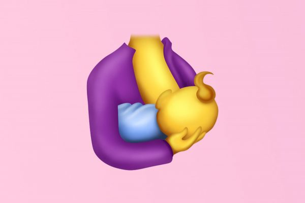 Yes!! Een borstvoeding Emoji!