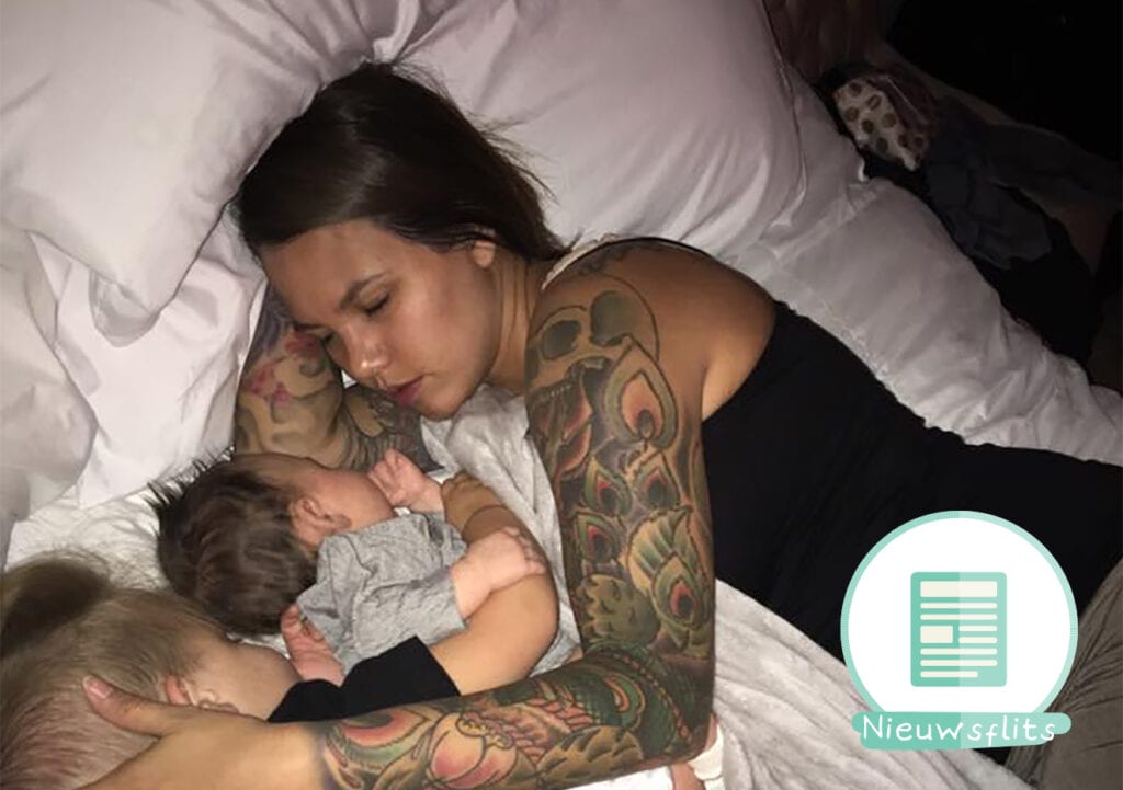 Vader zijn betoog over co-sleeping gaat viral