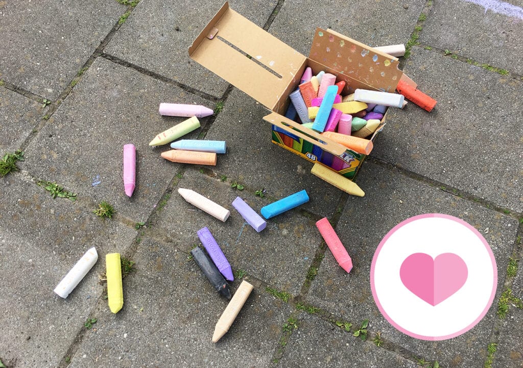 Iedereen stoepkrijten #stoepkrijtselfie + toffe winactie!