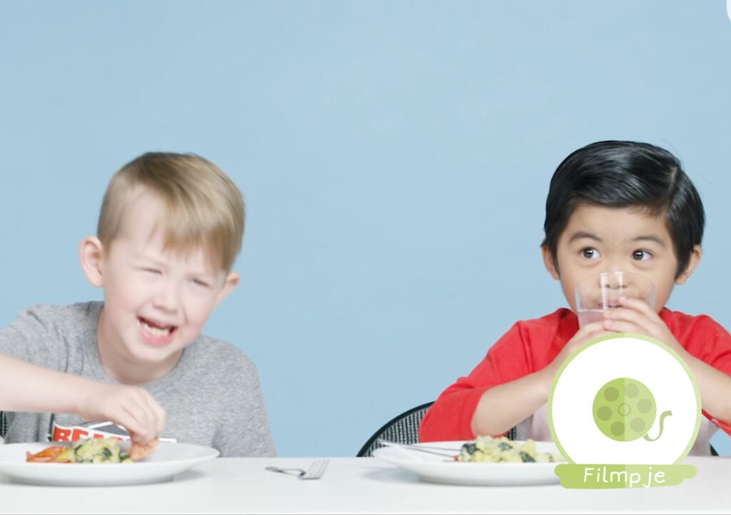 Deze Amerikaanse kinderen proberen Nederlands eten