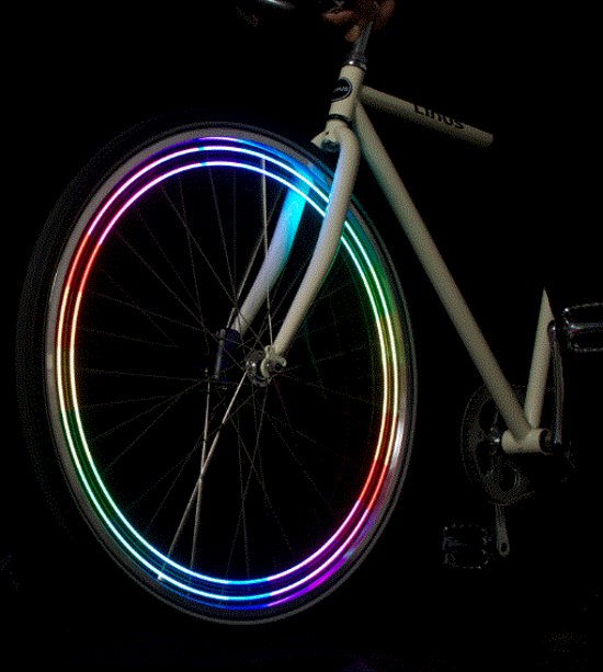 Led verlichting fietsbanden