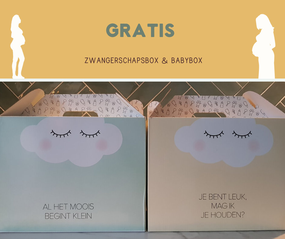 inhoud gratis babybox en zwangerbox van de blokker