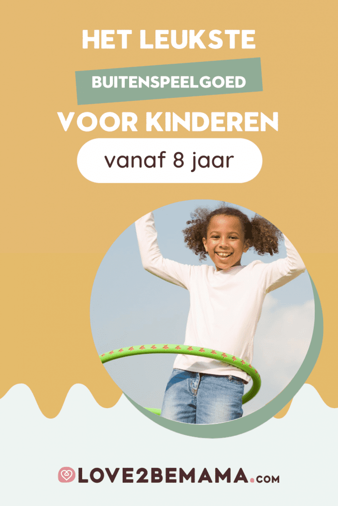 Buitenspeelgoed voor kinderen van 8 jaar