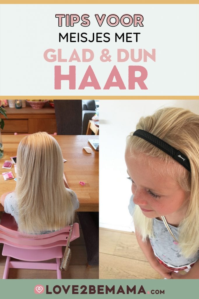 Tips voor meisjes met glad en dun haar.