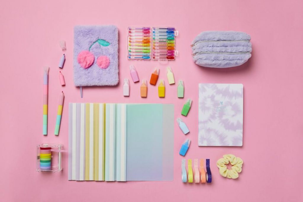 Back 2 school shopping Pastel