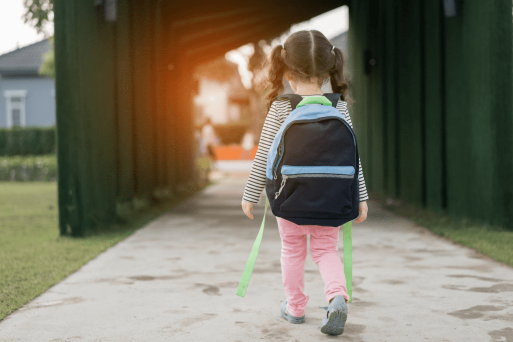 1e schooldag kleuters