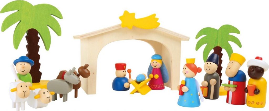 Leuke kerststallen voor kinderen: van hout