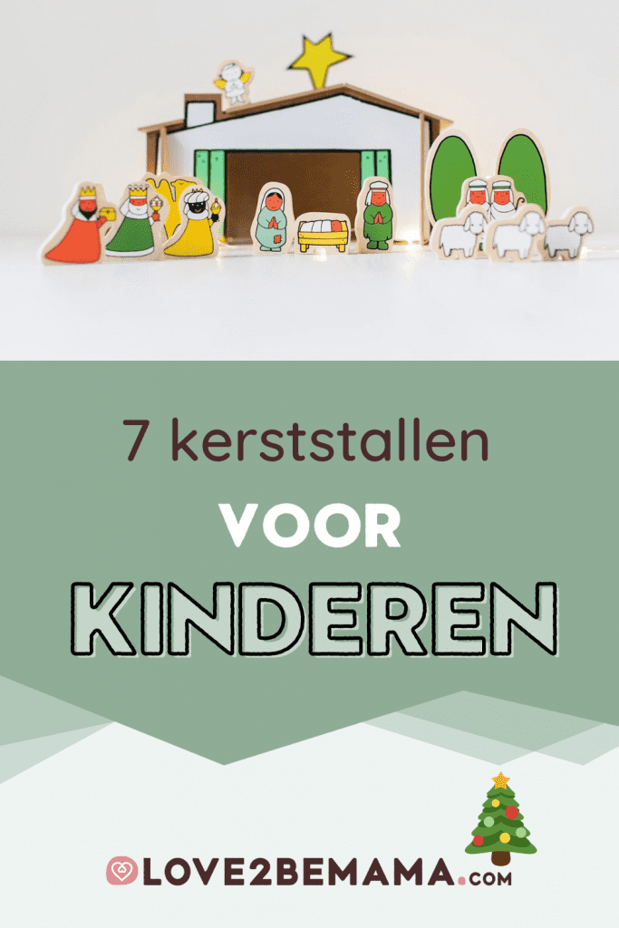 Kerststal voor kinderne
