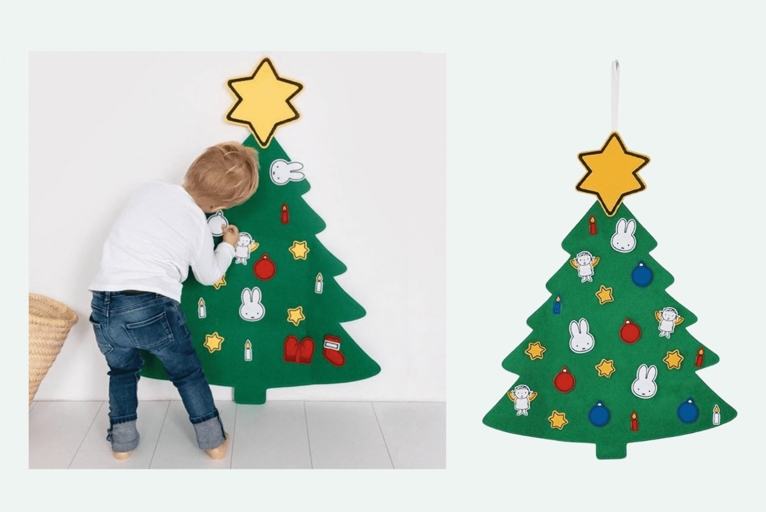 Magnetische Blok Adventskalender: Bouw een Sneeuwwit Kerstdorp – montessori