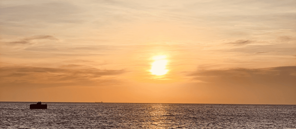 Emigreren naar Curacao: zonsondergang