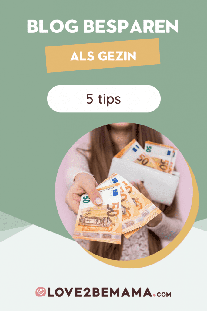 Blog besparen gezin tips Pinterest