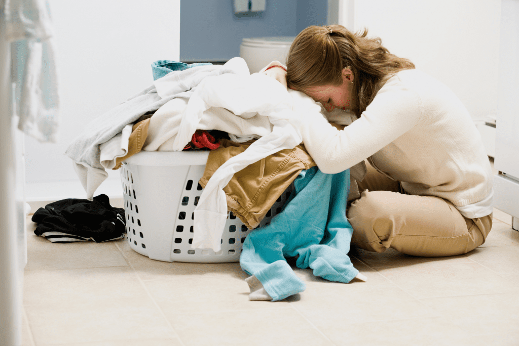 Wasmand groot gezin: Hoe trotseer je de berg was?